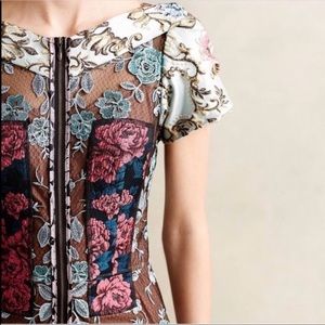 Byron Lars Brocade Dress Size 10 (Anthropologie)